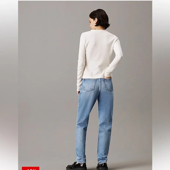 Calvin Klein Vintage Blue Jeans Straight Leg